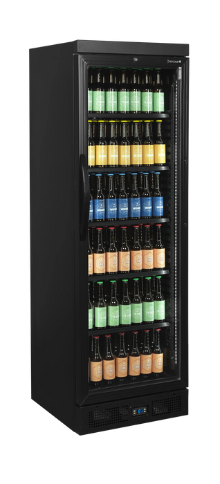 Tefcold Glass Door Merchandiser CEV435 BLACK 51521