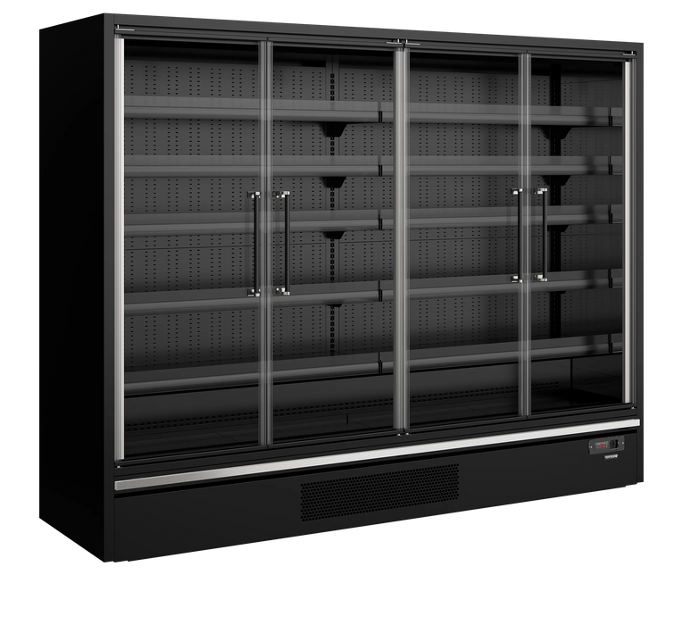 Tefcold Multideck With Doors Galaxy+ GP26FGD Black 43818