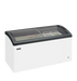 Elcold Sliding Curved Glass Lid Chest Freezer FOCUS 151 GREY 53304(Substitution for 49701 FOCUS 151 (ECO DESIGN))