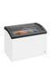 Elcold Sliding Curved Glass Lid Chest Freezer FOCUS 106 GREY 53301(Substitution for 49697 FOCUS 106 (ECO DESIGN))
