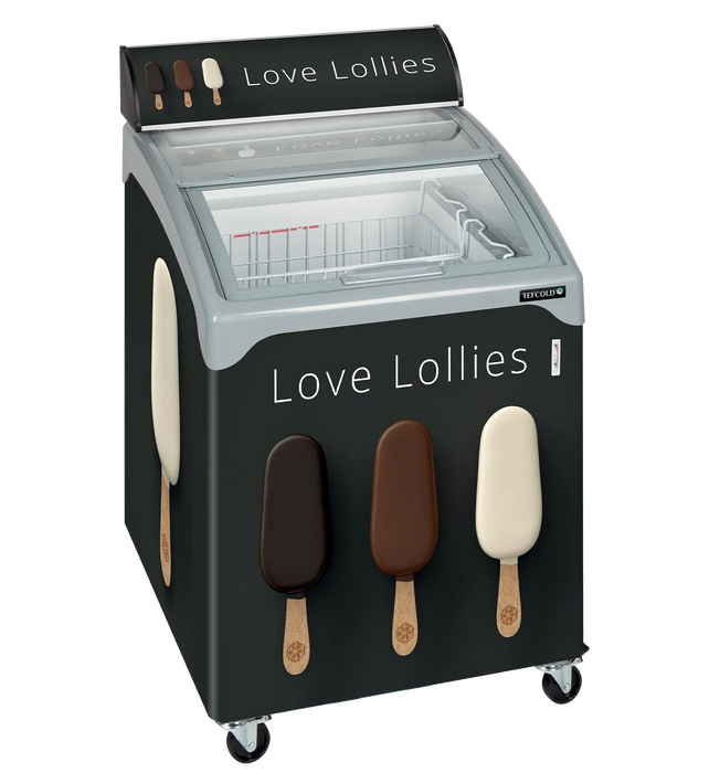 Tefcold Sliding Curved Glass Lid Chest Freezer NIC101SCEB /IRL 48848(Substitution for 20125 NIC100)