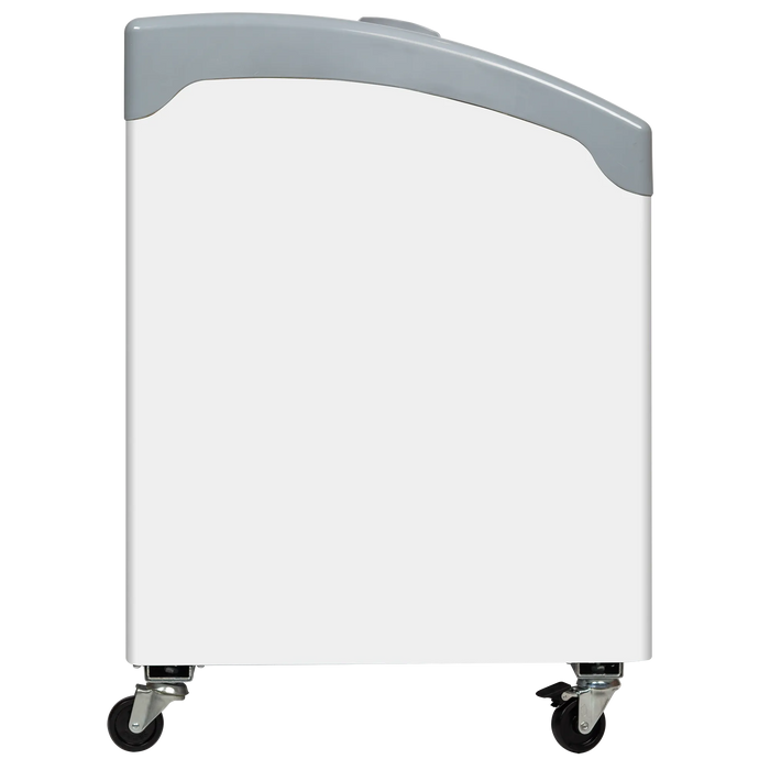 Tefcold Sliding Curved Glass Lid Chest Freezer NIC501SCEB