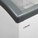 Elcold Sliding Curved Glass Lid Chest Freezer FOCUS 151 GREY 53304(Substitution for 49701 FOCUS 151 (ECO DESIGN))
