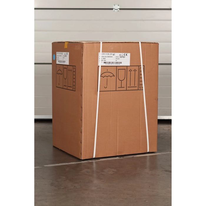 Tefcold Low-energy undercounter refrigerator stainless steel UR200X1