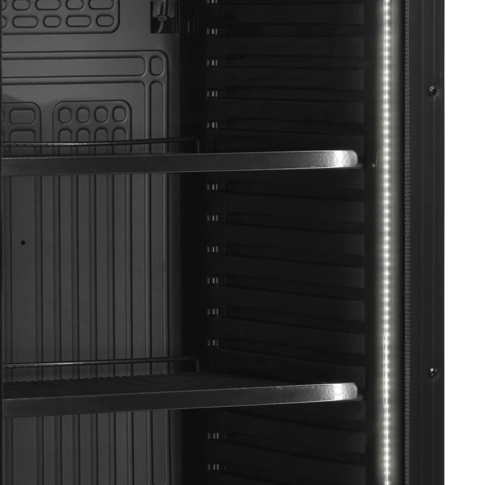 Tefcold Glass Door Merchandiser CEV435 BLACK 51521