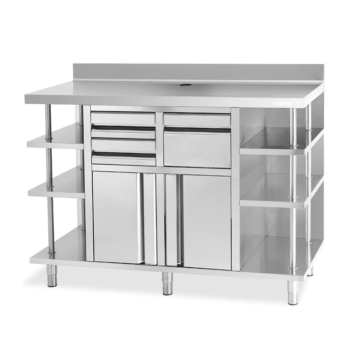 Infrico MCAF2500PP stainless steel coffee machine counter