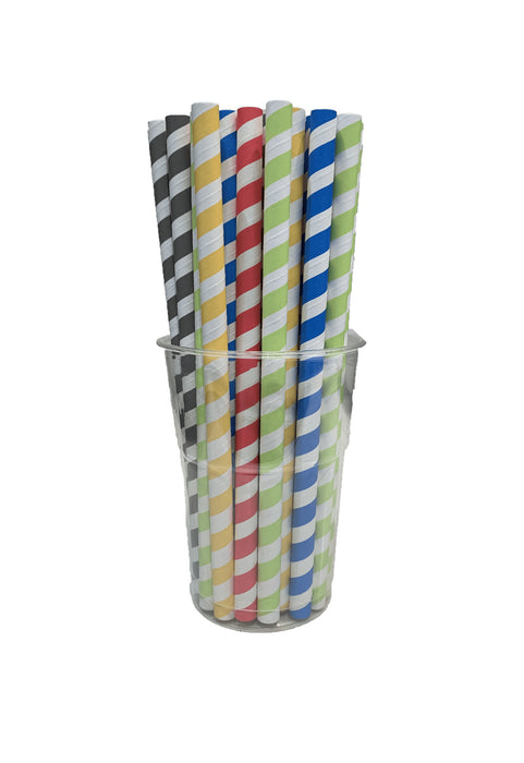 Blue Ice Paper Straws (Pack of 200)
