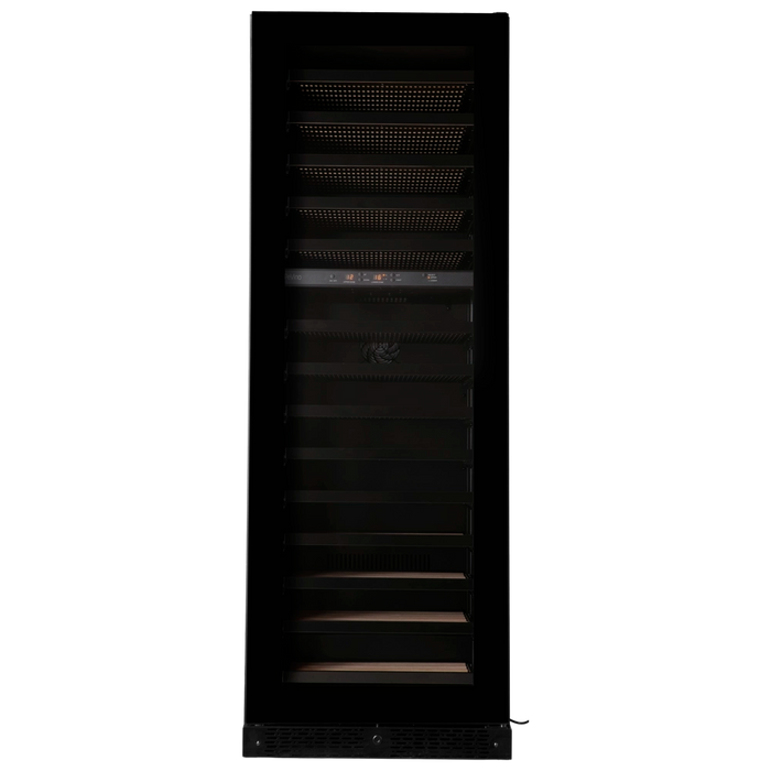 Pevino Imperial Eco 96 bottle dual zone wine cooler, side view