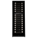 Pevino Imperial Eco 96 bottle dual zone wine cooler, interior shelving view