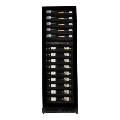 Pevino Imperial 96 bottle dual zone wine cooler, front view
