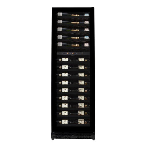 Pevino Imperial 54 bottle dual zone wine cooler, front view