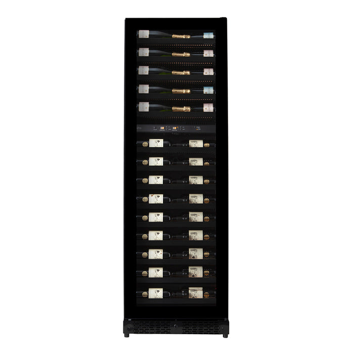 Pevino Imperial wine cooler, 54 bottles, dual zone, black