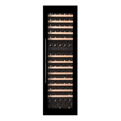 Pevino Majestic 101 bottle dual zone integrated wine cooler, front view