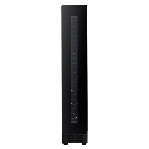 Pevino Noble 8 bottle single zone wine cooler, front view