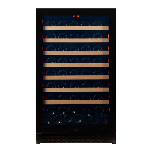 Pevino Majestic 83 bottle single zone wine cooler, front view