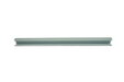 White pricecard holder designed for middle shelf installation on commercial refrigerators view 4