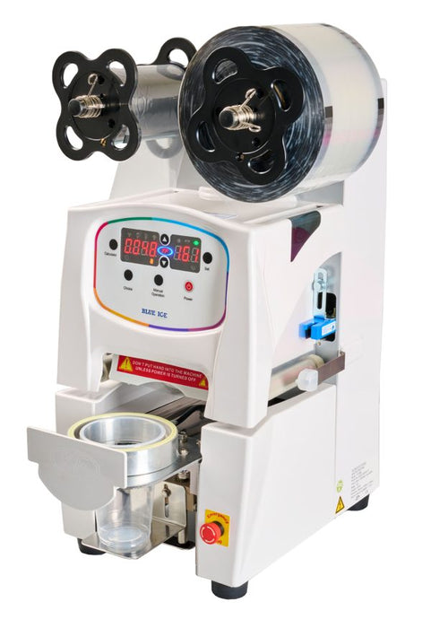 Blue Ice Sealing Machine For Plastic Cups