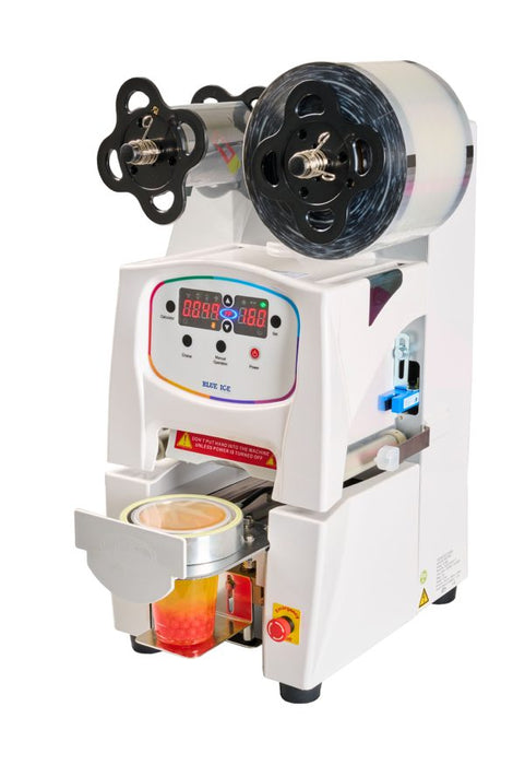 Blue Ice Sealing Machine For Plastic Cups