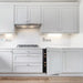 Pevino Majestic 46 bottle wine cooler, kitchen door front, open door view