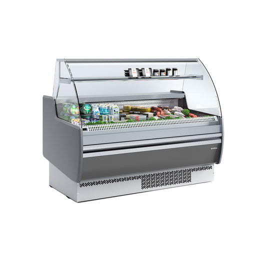 Infrico VMB25RIU Marbella Series ventilated refrigerated serve-over display case