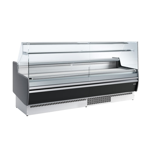 Infrico VMB15RIUP Marbella Series ventilated refrigerated serve-over display case