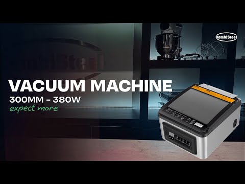 Stainless steel tabletop vacuum packing machine with control panel and sealing mechanism view 6