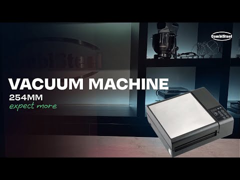 Stainless steel tabletop vacuum packing machine with 254mm seal width view 6