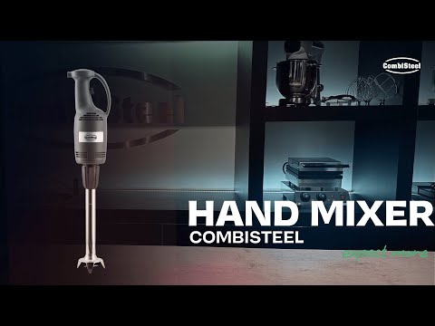 Combisteel HM-35-30 hand mixer with 300mm mixer arm and stainless steel construction view 5