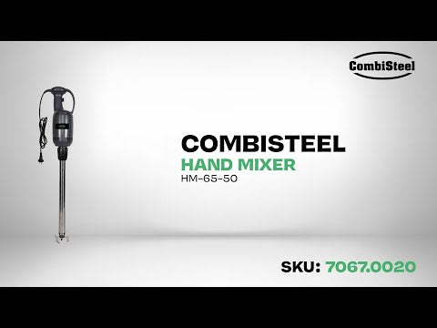 Combisteel HM-65-50 commercial hand mixer on white background view 7