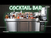 Stainless steel 3 door refrigerated counter unit with cocktail bar station view 7