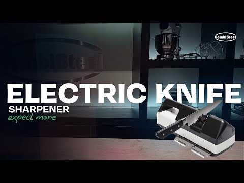 Combisteel electric knife sharpener, compact countertop model view 3
