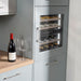Caple WC6130 integrated in-column dual zone wine cooler