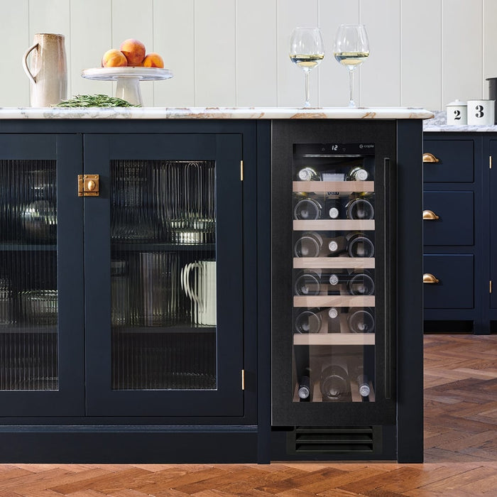 Caple Wi3125BS wine cooler front view
