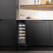 Caple Wi3155BG wine cooler front view
