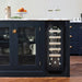 Caple Wi3155BG black glass undercounter wine cooler