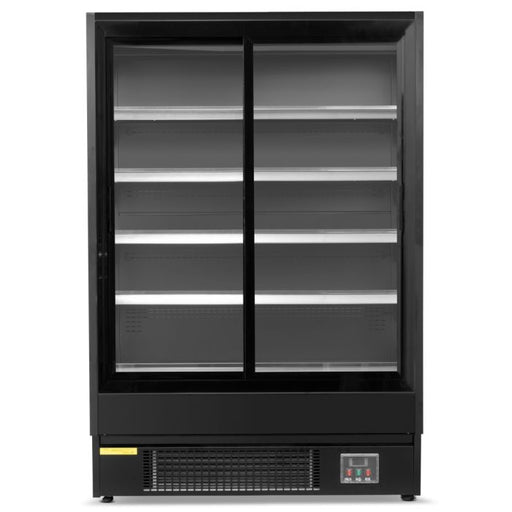 Blizzard 1.3M Multi Deck With Glass Doors Btd130Bkgdv2