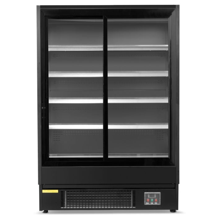 Blizzard 1.3M Multi Deck With Glass Doors Btd130Bkgdv2