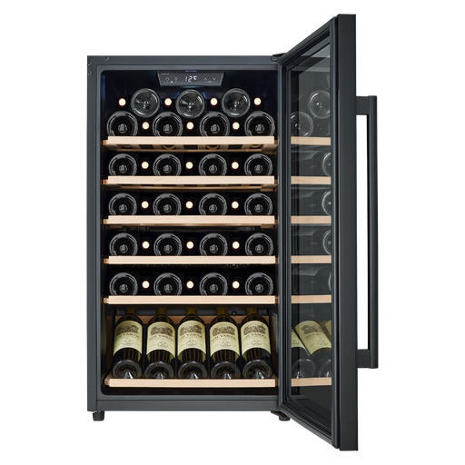 Cavecool Raw Citrine Special Edition 56 bottle single zone wine cooler, front view