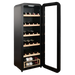 Cavecool Retro Basalt 51 bottle wine cooler, shelf close-up