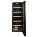 Cavecool Retro Basalt 51 bottle wine cooler, half-open door view