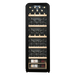 Cavecool Retro Basalt 51 bottle wine cooler, detail view