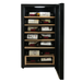 Cavecool Joy Opalite 17 bottle single zone wine cooler, interior shelving view