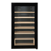 Cavecool Joy Opalite 17 bottle single zone wine cooler, open door view