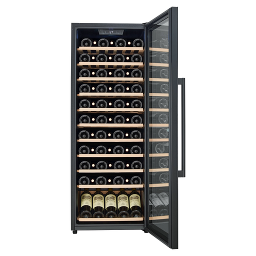 Cavecool Raw Zircon Special Edition 84 bottle single zone wine cooler, front view