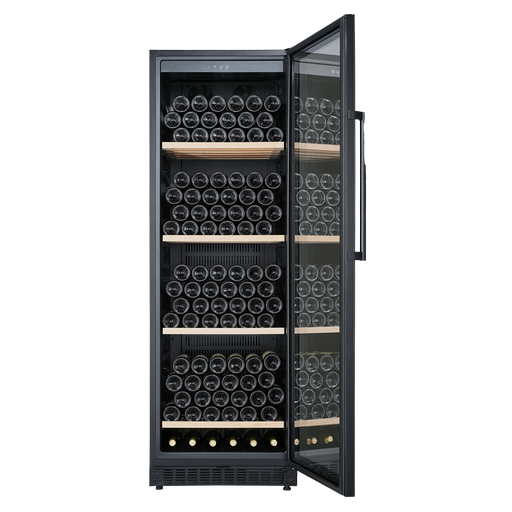 Cavecool Ideal Emerald 190 bottle multizone wine cooler, side view