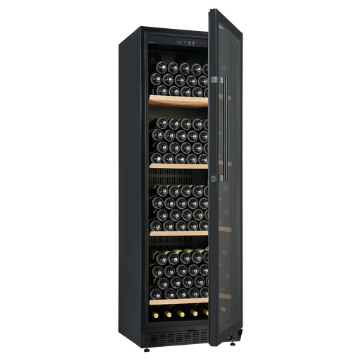 Cavecool Ideal Emerald 190 bottle multizone wine cooler, front view