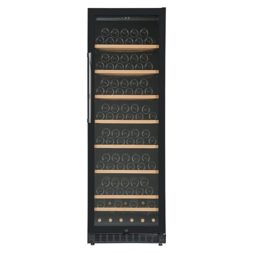 Cavecool Ideal Emerald Display 97 bottle multizone wine cooler, side view