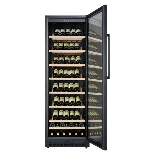 Cavecool Ideal Emerald Display 97 bottle multizone wine cooler, front view