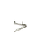 Set of four metal clips for Combisteel 7464 refrigerator