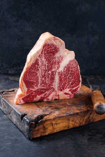Tall black stainless steel dry age cabinet with single right-hinged door and digital display view 4